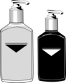 Free Stock Photo: Illustration of pump bottles