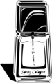 Free Stock Photo: Illustration of a bottle of spray cologne