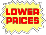 Free Stock Photo: Illustration of lower prices sales text