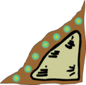 Free Stock Photo: Illustration of a lower right frame corner