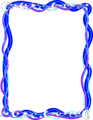 Free Stock Photo: Illustration of a blank frame border with stars and moons