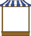 Free Stock Photo: Illustration of a blank tent sign