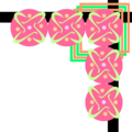 Free Stock Photo: Illustration of an upper right frame corner