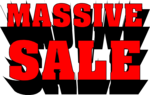 Free Stock Photo: Illustration of massive sale 3d advetising text