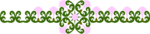 Free Stock Photo: Illustration of a purple flower border