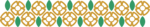 Free Stock Photo: Illustration of a yellow flower border