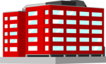 Free Stock Photo: Illustration of an office buliding