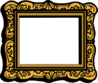 Free Stock Photo: Illustration of a blank picture frame