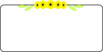 Free Stock Photo: Illustration of a blank frame border with yellow flowers