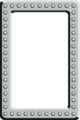 Free Stock Photo: Illustration of a blank 3d frame border.