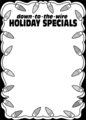 Free Stock Photo: Illustration of a blank holiday sale sign