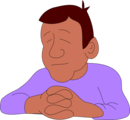 Free Stock Photo: Illustration of an African American man praying