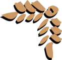 Free Stock Photo: Illustration of  an upper right frame corner