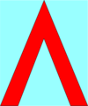 Free Stock Photo: Illustration of a red up arrow