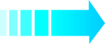 Free Stock Photo: Illustration of a blue right facing arrow