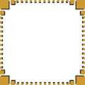 Free Stock Photo: Illustration of a blank frame border of brown squares