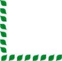 Free Stock Photo: Illustration of a lower left frame corner of green leaves
