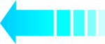 Free Stock Photo: Illustration of a left facing blue arrow