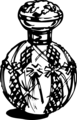 Free Stock Photo: Illustration of a perfume bottle