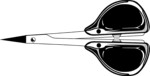 Free Stock Photo: Illustration of a pair of scissors