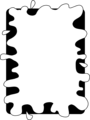 Free Stock Photo: Illustration of a blank splash frame border