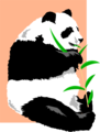 Free Stock Photo: Illustration of a giant panda