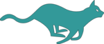 Free Stock Photo: Illustration of a cat running