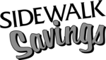 Free Stock Photo: Illustration of sidewalk savings advertising text