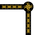 Free Stock Photo: Illustration of an upper right frame corner