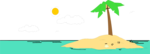 Free Stock Photo: Illustration of a deserted island
