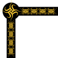 Free Stock Photo: Illustration of an upper left frame corner