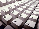 Free Stock Photo: Keyboard closeup