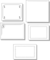 Free Stock Photo: Illustration of blank coupons