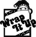 Free Stock Photo: Illustration of a an elf with wrapping text