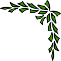 Free Stock Photo: Illustration of an upper right frame corner