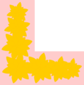 Free Stock Photo: Illustration of a floral lower left frame corner