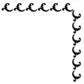 Free Stock Photo: Illustration of an upper right frame corner