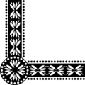 Free Stock Photo: Illustration of a lower left frame corner