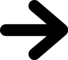 Free Stock Photo: Illustration of a black right arrow