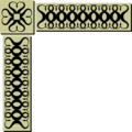 Free Stock Photo: Illustration of an upper left frame corner
