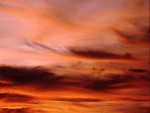 Free Stock Photo: A red sky