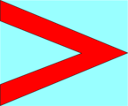 Free Stock Photo: Illustration of a red right arrow