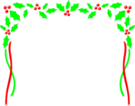 Free Stock Photo: Illustration of a holly border