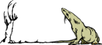 Free Stock Photo: Illustration of a dinosaur