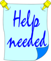 Free Stock Photo: Illustration of a help needed sign