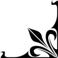 Free Stock Photo: Illustration of a lower right frame corner