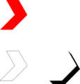Free Stock Photo: Illustration of various right arrows