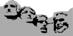 Free Stock Photo: Illustration of Mount Rushmore in South Dakota