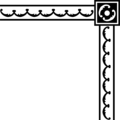 Free Stock Photo: Illustration of an upper right frame corner