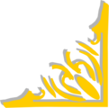 Free Stock Photo: Illustration of a lower right frame corner